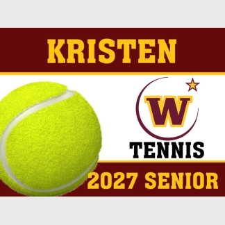 windsor high school tennis yard sign