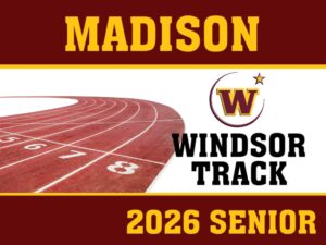 Windsor High School Senior Track yard sign