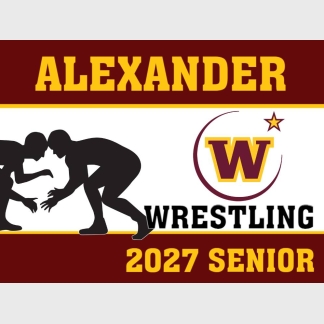 windsor high school wrestling yard sign
