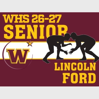 windsor high school wrestling yard sign