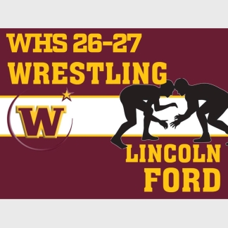 windsor high school wrestling yard sign