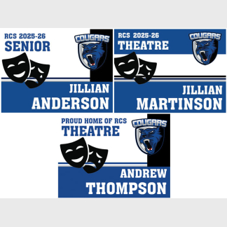 Resurrection Christian Theatre yard signs