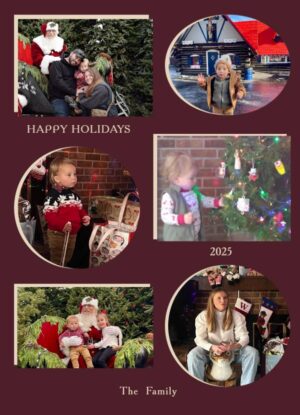 holiday photo card