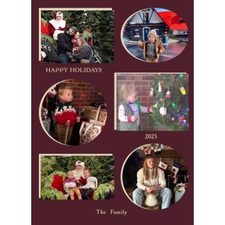 holiday photo card
