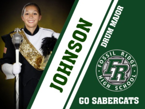 Fossil Ridge High School Band yard signs