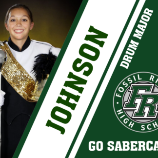 Fossil Ridge High School Band yard signs