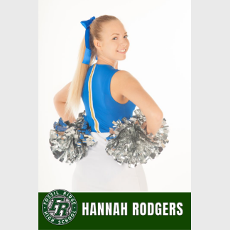 Fossil Ridge High School cheer poster