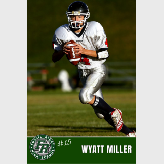 Fossil Ridge High School football poster