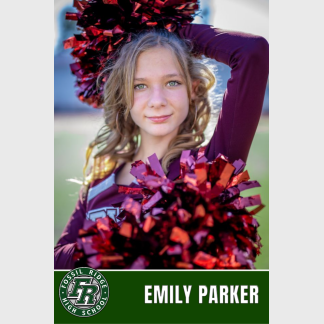 Fossil Ridge High School poms poster