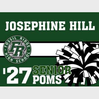Fossil Ridge High School dance yard sign