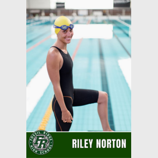 Fossil Ridge High School swimming poster