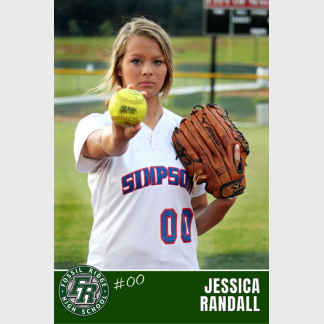 Fossil Ridge High School softball poster