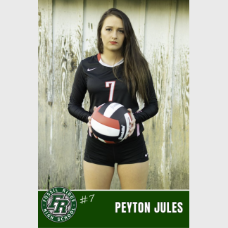 Fossil Ridge High School volleyball poster