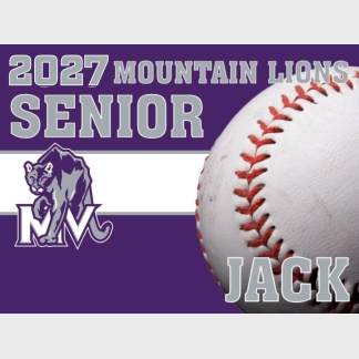Mountain View High School Baseball yard sign