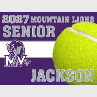 Mountain View High School Tennis yard sign