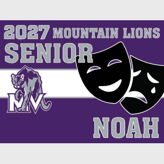 Mountain View High School Theatre yard sign