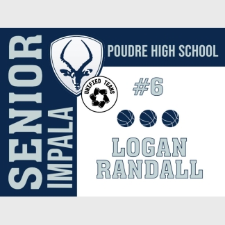 Poudre High School unified basketball yard sign