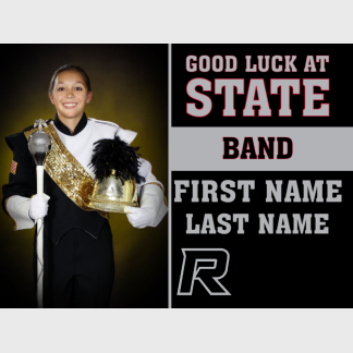 Roosevelt High School Band yard sign