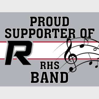 Roosevelt High School Band yard sign