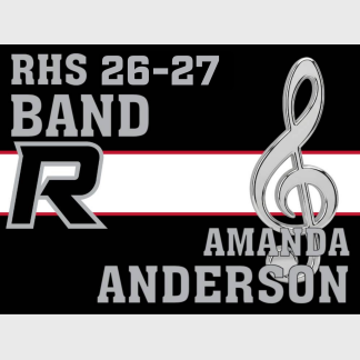 Roosevelt High School band yard signs
