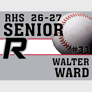 Roosevelt High School baseball yard signs