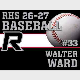 Roosevelt High School baseball yard signs