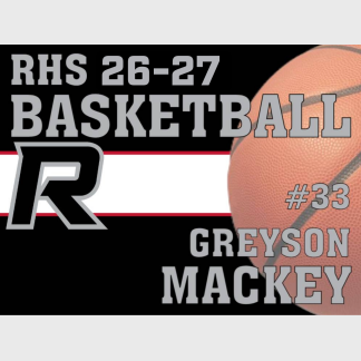 Roosevelt High School basketball yard signs