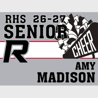 Roosevelt High School cheer yard signs