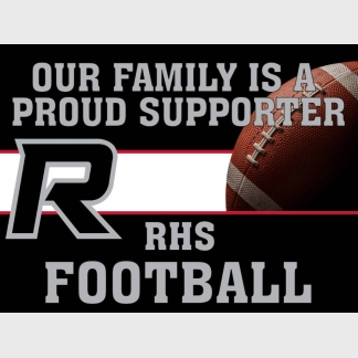 Roosevelt High School football yard sign
