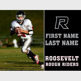 Roosevelt High School football yard sign