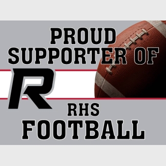 Roosevelt High School football yard sign