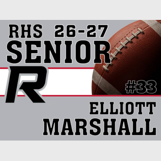 Roosevelt High School football yard signs