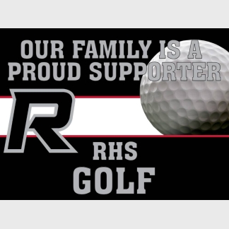 Roosevelt High School golf yard sign