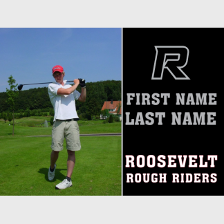 Roosevelt High School golf yard sign