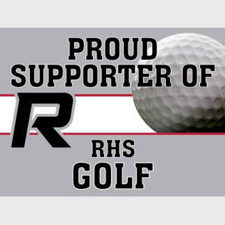 Roosevelt High School golf yard sign