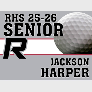 Roosevelt High School golf yard sign