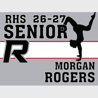 Roosevelt High School gymnastics yard signs