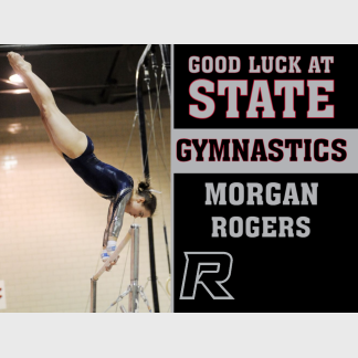 Roosevelt High School gymnastics yard sign