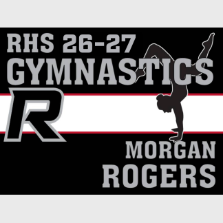 Roosevelt High School gymnastics yard signs