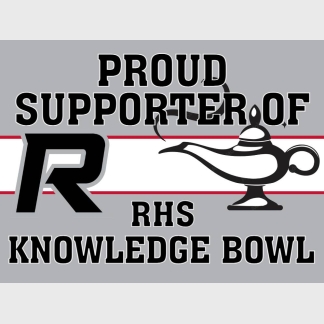 Roosevelt High School knowledge bowl yard sign