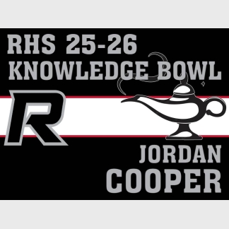 Roosevelt High School knowledge bowl yard sign