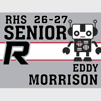 Roosevelt High School robotics yard signs