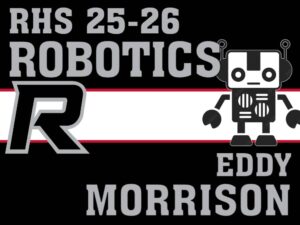 Roosevelt High School robotics yard sign
