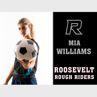 Roosevelt High School soccer yard sign