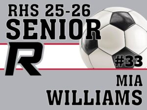 Roosevelt High School soccer yard sign