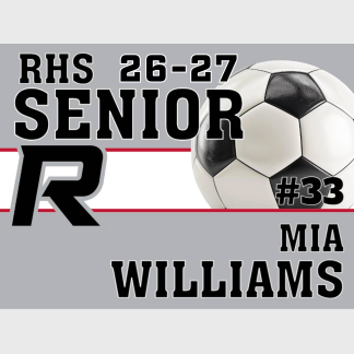 Roosevelt High School Soccer yard signs