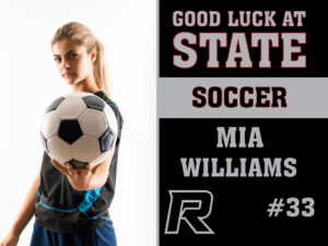 Roosevelt High School soccer yard sign