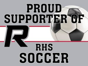 Roosevelt High School soccer yard sign