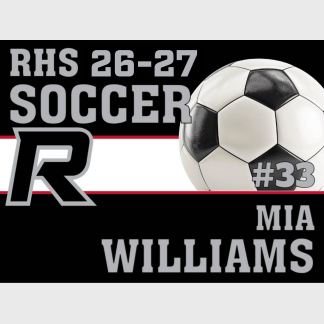 Roosevelt High School Soccer yard signs
