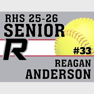 Roosevelt High School softball yard sign